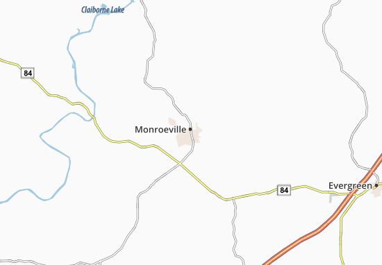 Mapa Monroeville