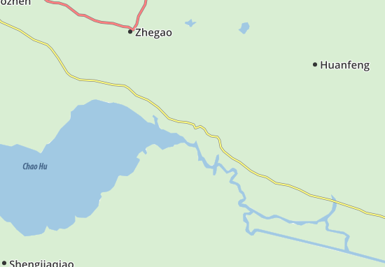 Mapa Chaohu