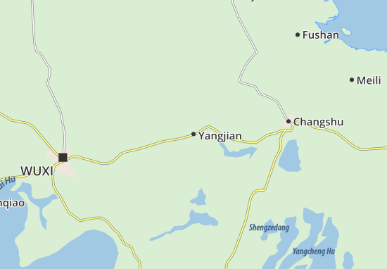 Karte Stadtplan Yangjian
