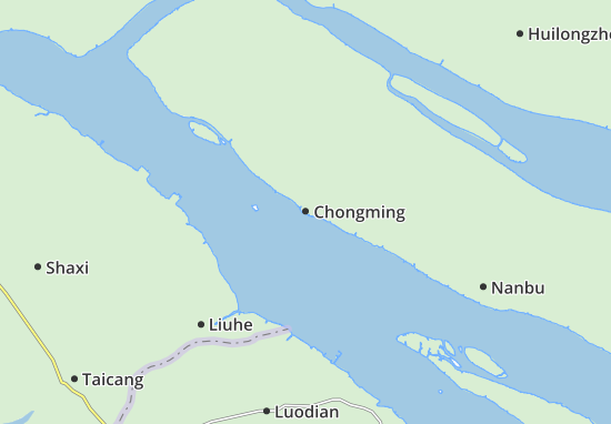 Mapa Chongming