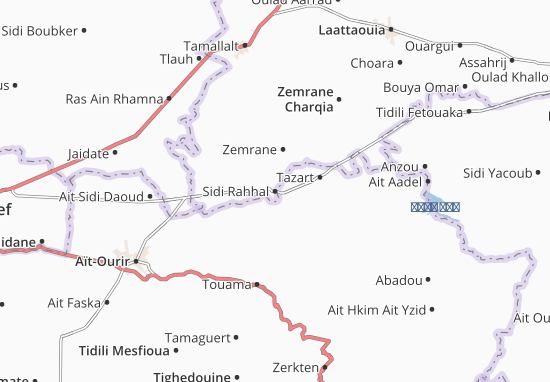 Carte-Plan Sidi Rahhal