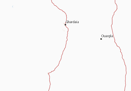 Mapa Ghardaia