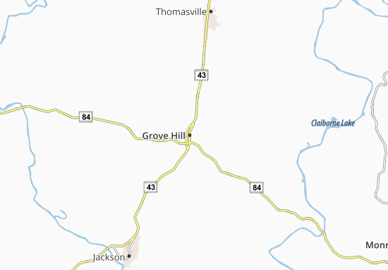 Mapa Grove Hill