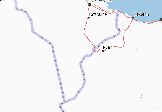 Mapa Tataouine