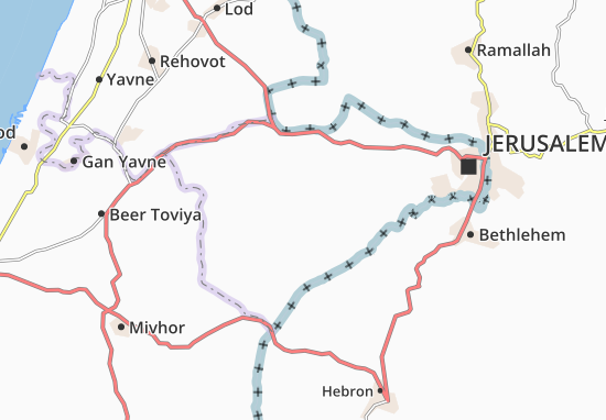 Karte Stadtplan Zanoah
