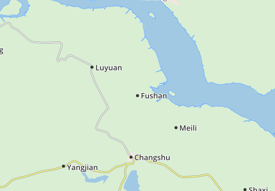 Mapa Fushan