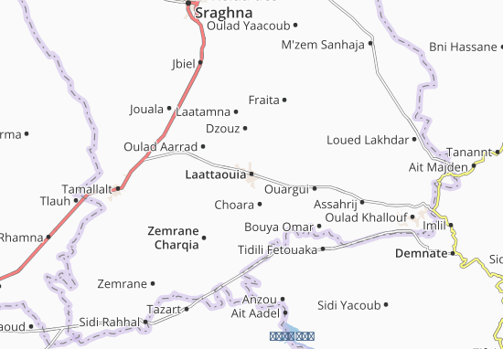 Mapa Laattaouia
