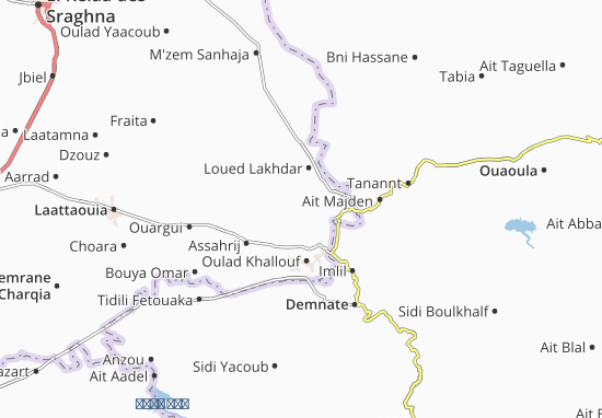 Sour El Aaz Map