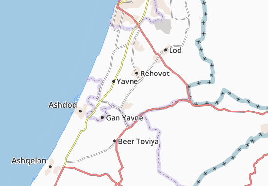 Karte Stadtplan Bet El’Azari
