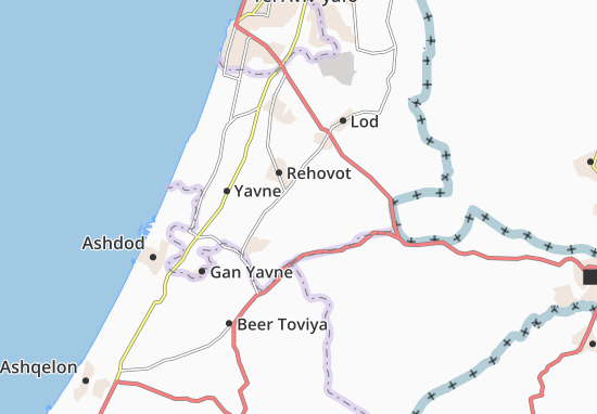 Karte Stadtplan Ganne Yohanan