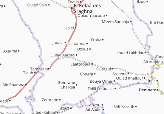 Mapa Laattaouia Ech-Chaybia