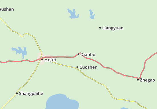 Karte Stadtplan Dianbu
