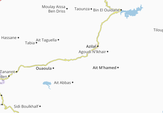 Karte Stadtplan Tamda Noumercid