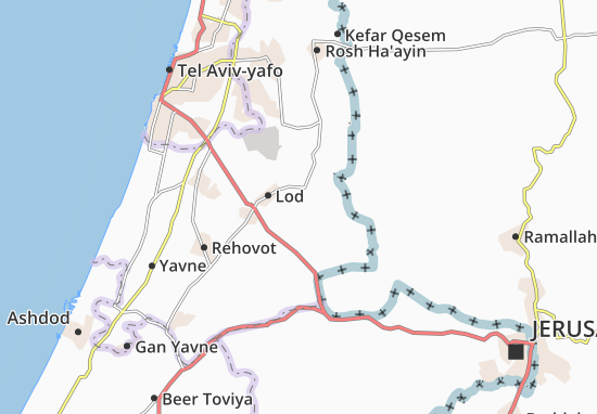 Karte Stadtplan Kefar Daniyyel