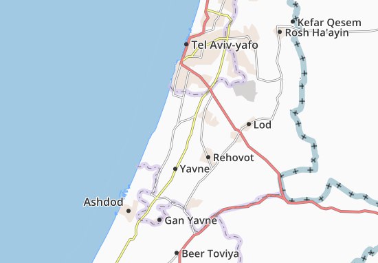 Karte Stadtplan Bet Hanan