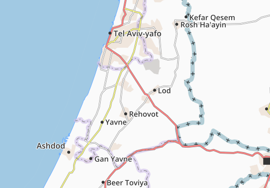 Be’Er Ya’Aqov Map