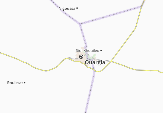 Mapa Ouargla