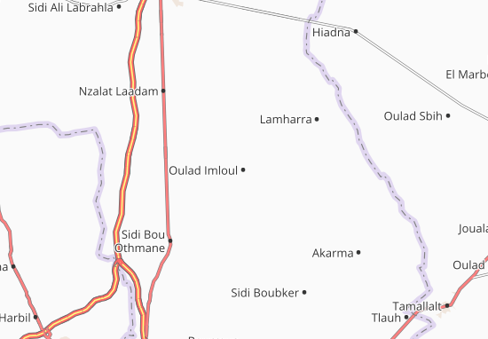 Mapa Oulad Imloul