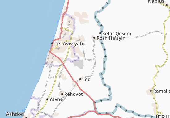 Karte Stadtplan Bene ’Atarot