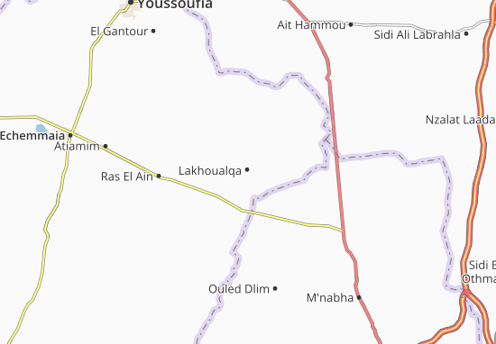 Kaart Plattegrond Lakhoualqa