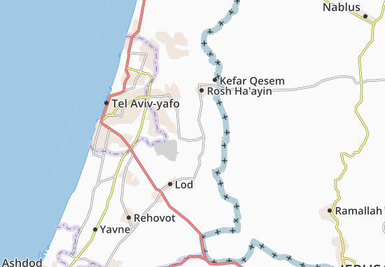 Karte Stadtplan Giv’At Koah