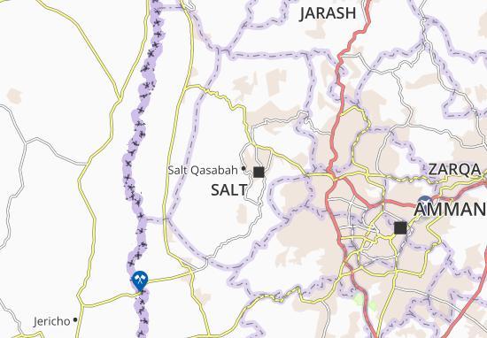 Kaart Plattegrond Salt Qasabah