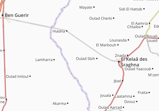 Mapa Oulad Zarrad