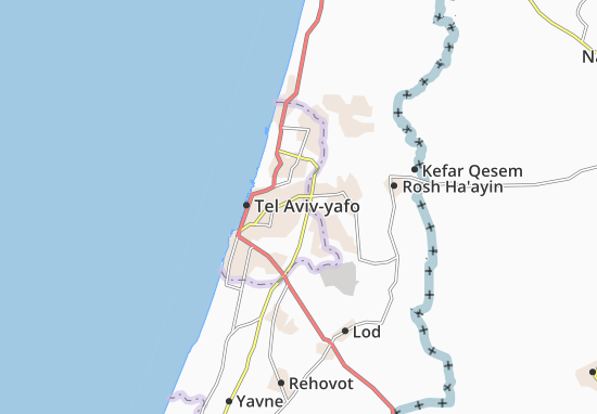 Karte Stadtplan Bene Beraq