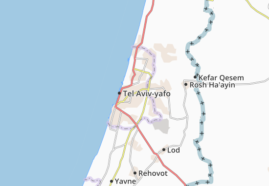 Karte Stadtplan Ramat Gan