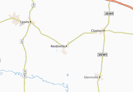 Mapa Reidsville