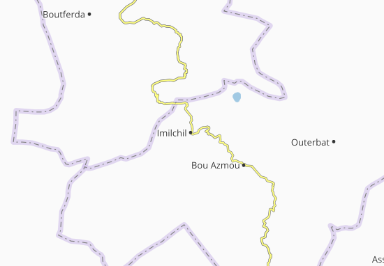 Mapa Imilchil