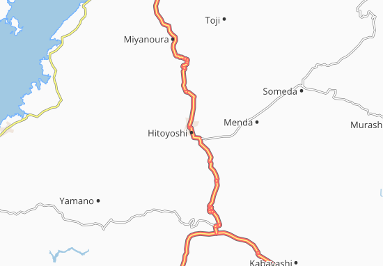 Mapa Hitoyoshi
