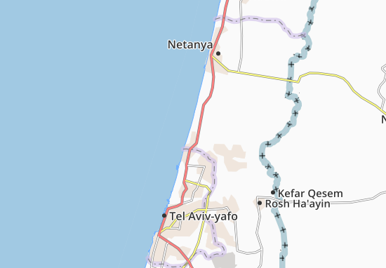 Karte Stadtplan Shefayim