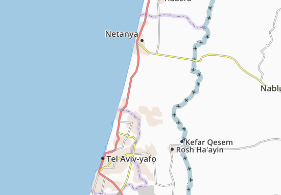 Karte Stadtplan Bene Ziyyon