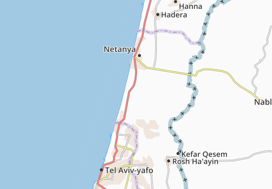 Karte Stadtplan Bet Yehoshua’