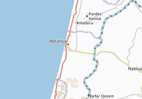 Karte Stadtplan Bet Yizhaq