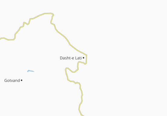 Kaart Plattegrond Dasht-e Lati