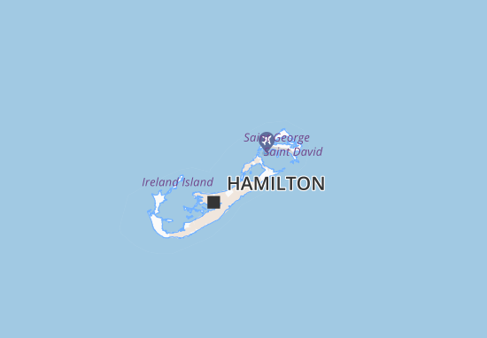 Mapa Hamilton-Parish