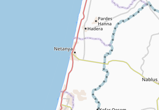 Karte Stadtplan Sha’Ar Hefer