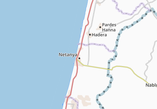 Kaart Plattegrond Bitan Aharon