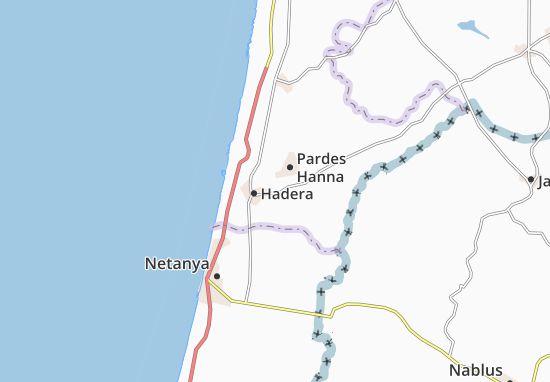 Karte Stadtplan Gan Shemu’El