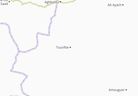 Mapa Tounfite