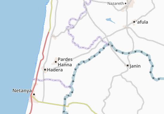 Karte Stadtplan ’Ar’Ara