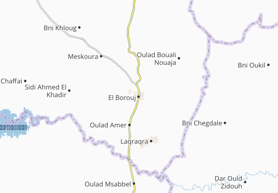 Mapa El Borouj