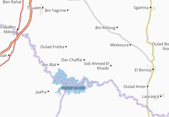 Mapa Dar Chaffai