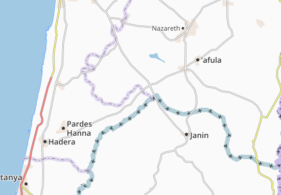 Karte Stadtplan El Murtafi’A