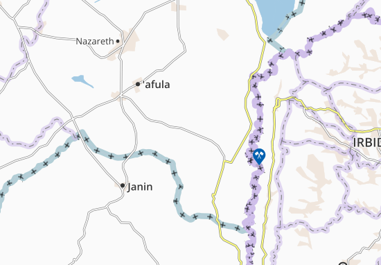 Kaart Plattegrond Bet Hashitta