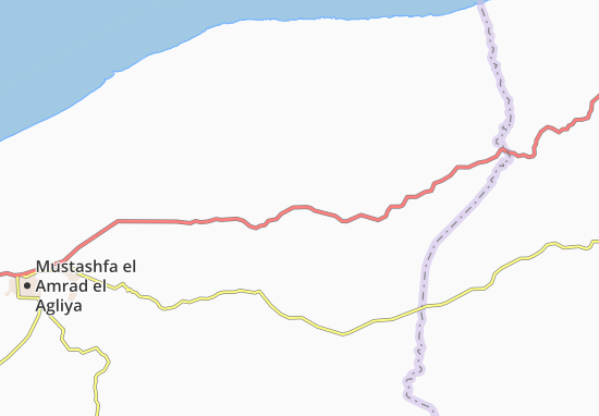 Karte Stadtplan Nuqtat al Gharib