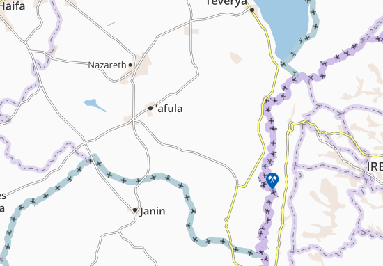 Mapa Ramat Zevi