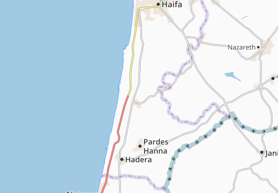 Karte Stadtplan Me’Ir Shefeya